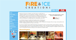 Desktop Screenshot of fireandicecreations.ca